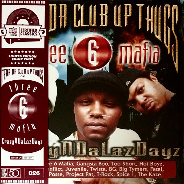 Tear Da Club Up Thugs Of Three 6 Mafia - CrazyNDaLazDayz (2xLP, Album, Ltd,  Num, RE, Red)