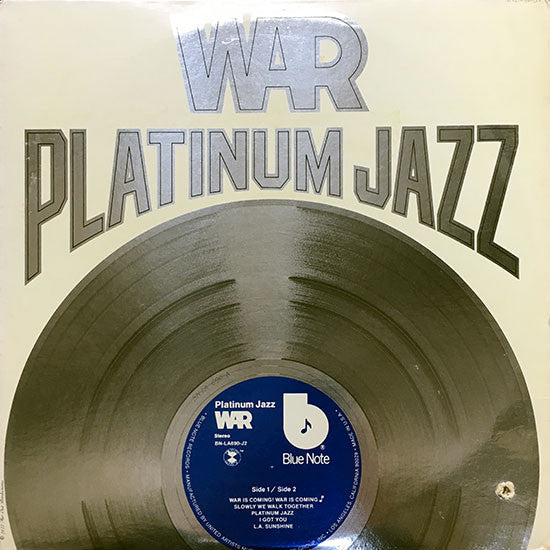 WAR PLATINUM JAZZ vinyl record