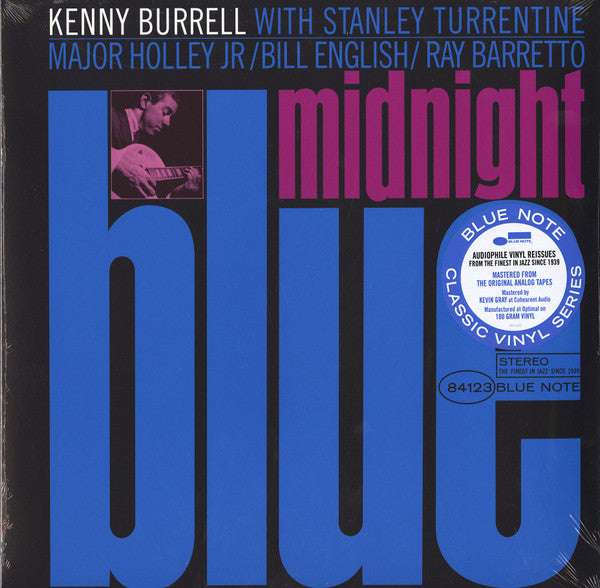 Kenny Burrell - Midnight Blue (LP, Album, RE, 180)