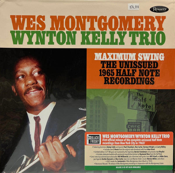 Wes Montgomery / Wynton Kelly Trio - Maximum Swing: The Unissued 1965 Half  Note Recordings (3xLP, RSD, Ltd, Num)