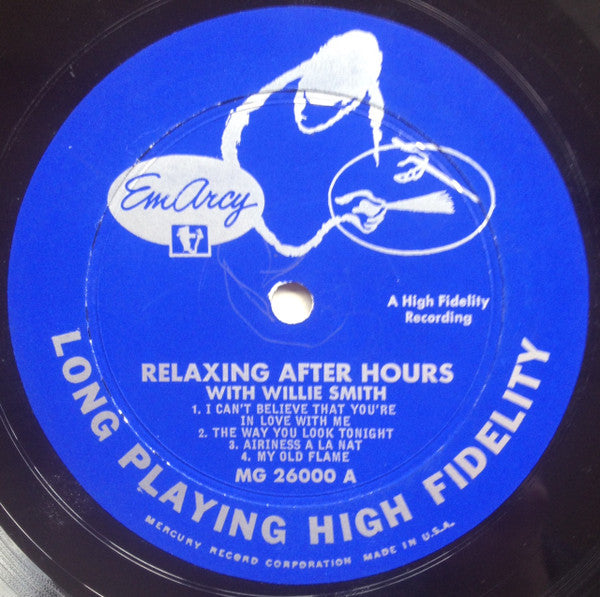 Willie Smith And His Friends : Relaxing After Hours With Willie Smith (10")