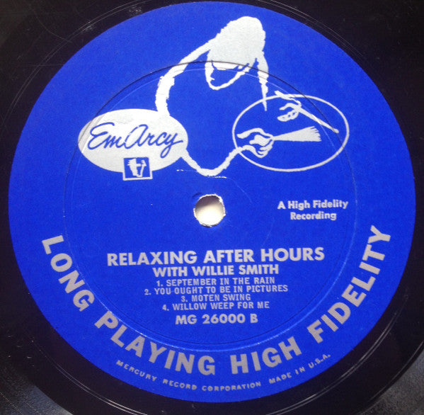 Willie Smith And His Friends : Relaxing After Hours With Willie Smith (10")