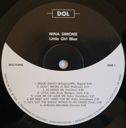 Nina Simone : Little Girl Blue (LP, Album, RE, Gat)