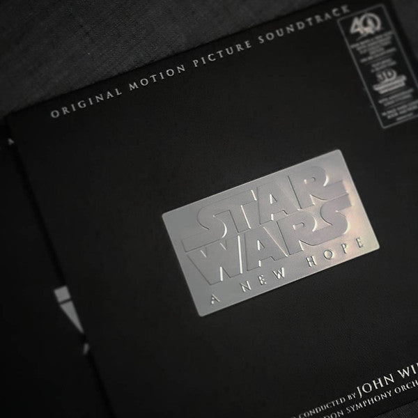 John Williams (4), The London Symphony Orchestra* : Star Wars: A New Hope (40th Anniversary) (2xLP, Album, RM + 12", S/Sided, Etch, RM, Hol + Bo)