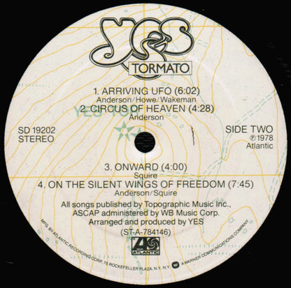 Yes : Tormato (LP, Album, Pre)