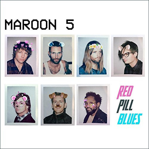 Maroon 5 : Red Pill Blues (LP, Album, Whi)