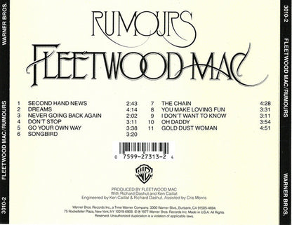 Fleetwood Mac : Rumours (CD, Album, RE)