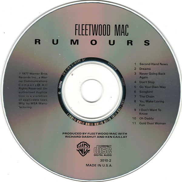 Fleetwood Mac : Rumours (CD, Album, RE)