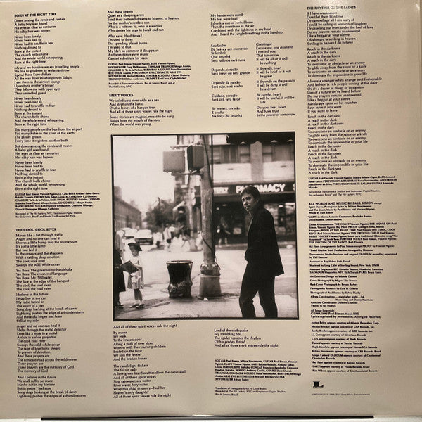 Paul Simon : The Rhythm Of The Saints (LP, Album, RE)