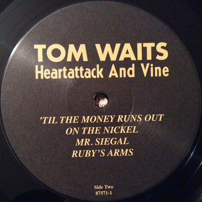 Tom Waits : Heartattack And Vine (LP, Album, RE, RM)