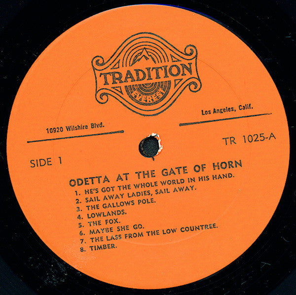 Odetta : At The Gate Of Horn (LP, Album, RE)