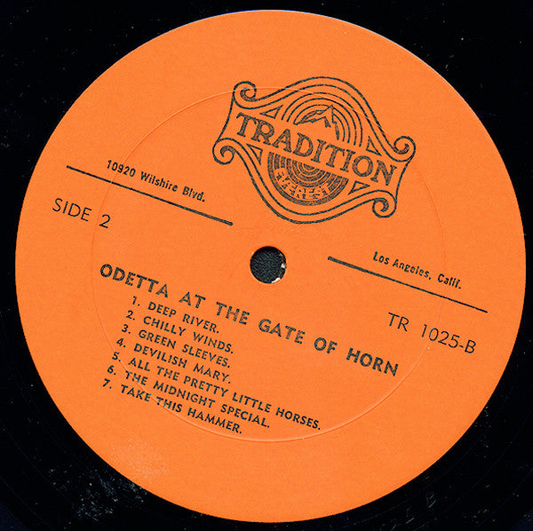 Odetta : At The Gate Of Horn (LP, Album, RE)