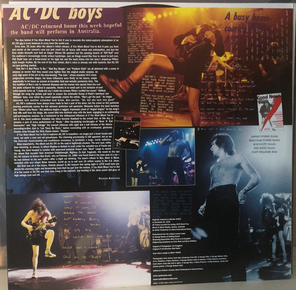 AC/DC : If You Want Blood You've Got It (LP, Album, RE, RM, 180)