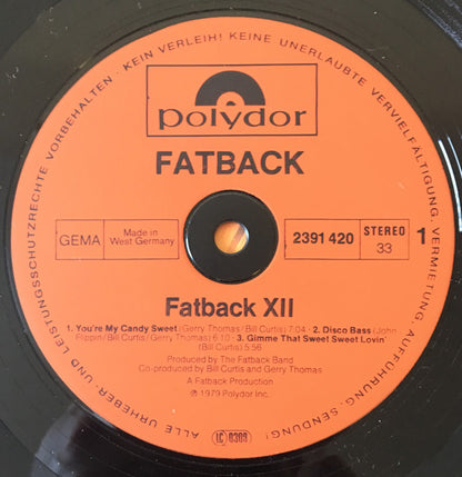 Fatback* : Fatback XII (LP, Album)