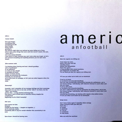 American Football : American Football (LP, Album, RE, Blu)