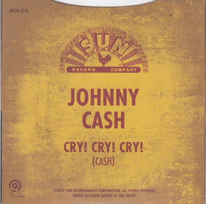 Johnny Cash : Cry! Cry! Cry! (3", S/Sided, Single, Ltd, RM)