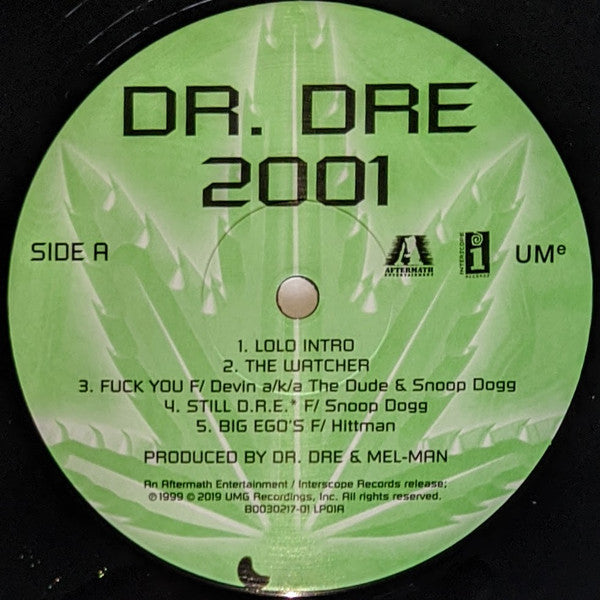 Dr. Dre : 2001 (2xLP, Album, RE, Unc)