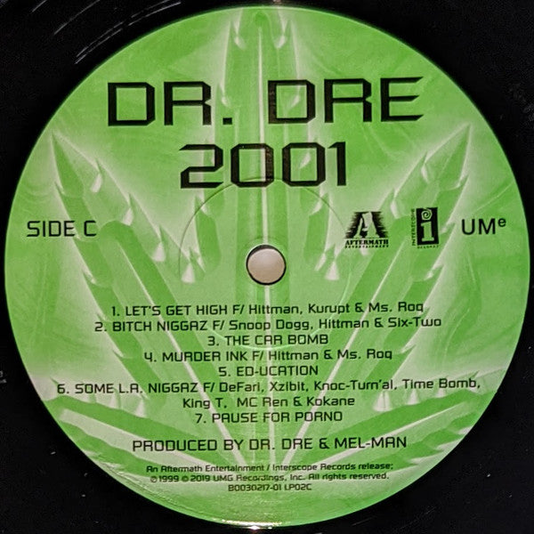 Dr. Dre : 2001 (2xLP, Album, RE, Unc)