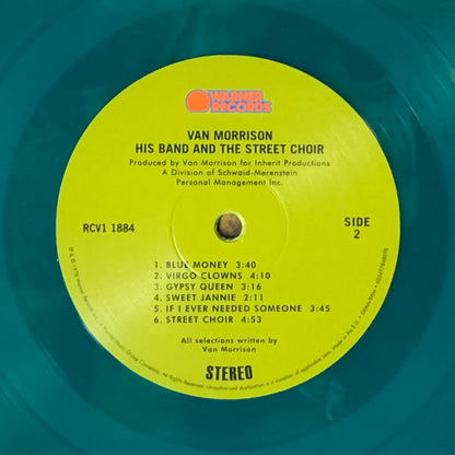 Van Morrison : His Band And The Street Choir (LP, Album, Ltd, RE, RP, Tur)