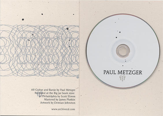 Paul Metzger : Canticle Of Ignat / All Glass (CD, Ltd)