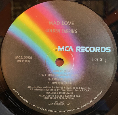 Golden Earring : Mad Love (LP, Album, Pin)