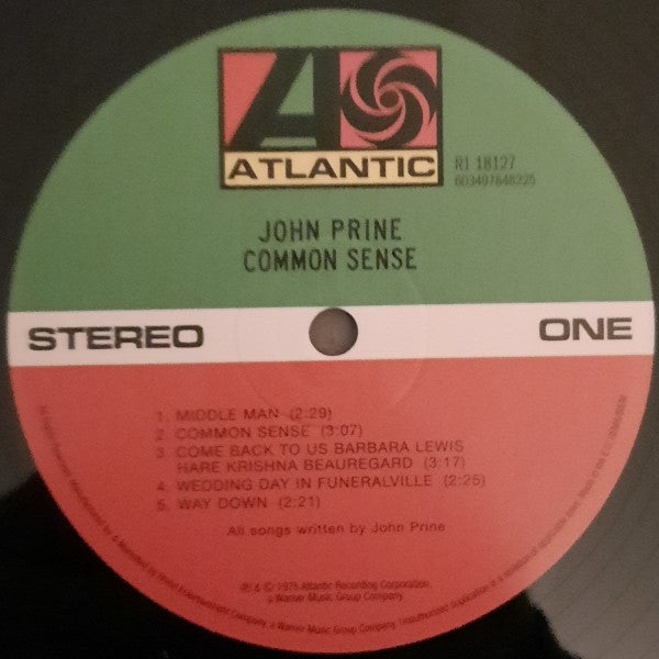 John Prine : Sweet Revenge (LP, Album, RE, RP, 180)