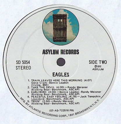 Eagles : Eagles (LP, Album, PR )