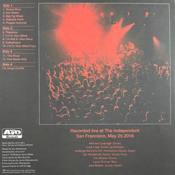 King Gizzard And The Lizard Wizard : Live In San Francisco '16 (LP, Ran + LP, Ran + Album, Eco)