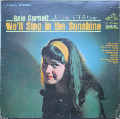 Gale Garnett : My Kind Of Folk Songs (LP, Album, RP)