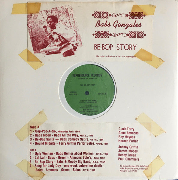 Babs Gonzales : The Be-Bop Story (LP, Album)