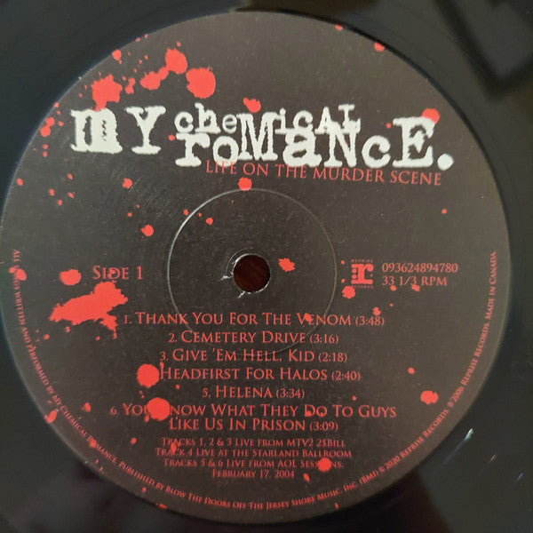 My Chemical Romance : Life On The Murder Scene (LP, RE)