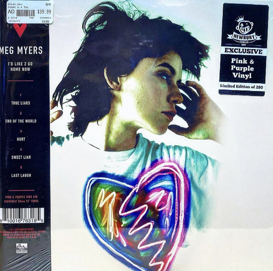 Meg Myers : Thank U 4 Taking Me 2 The Disco / I'd Like 2 Go Home Now (12", Comp, Pin)