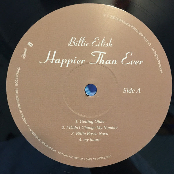 Billie Eilish Happier online Than Ever (2XLP) Vinyl