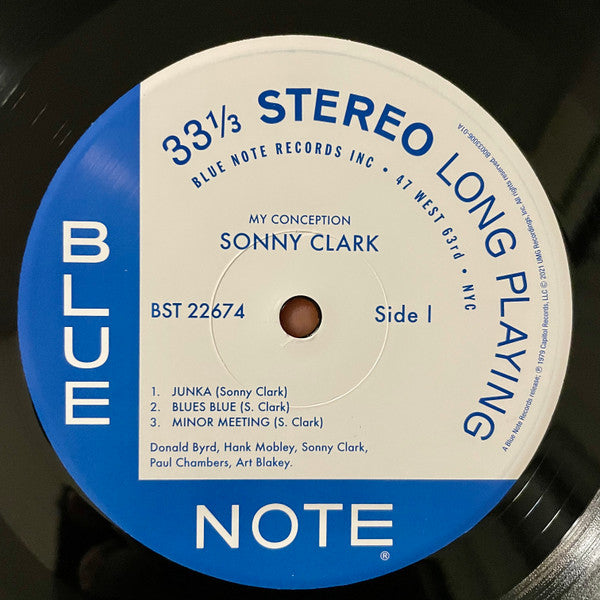 Sonny Clark : My Conception (LP, Album, RE, 180)