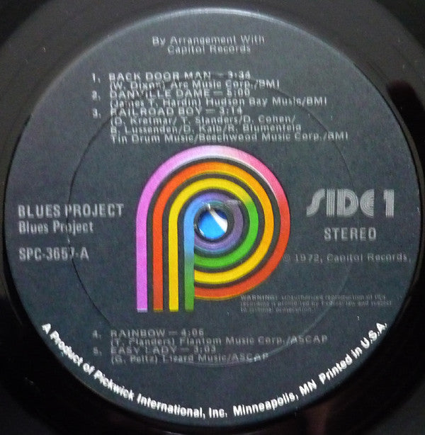 Blues Project* : Blues Project (LP, Album, RE)