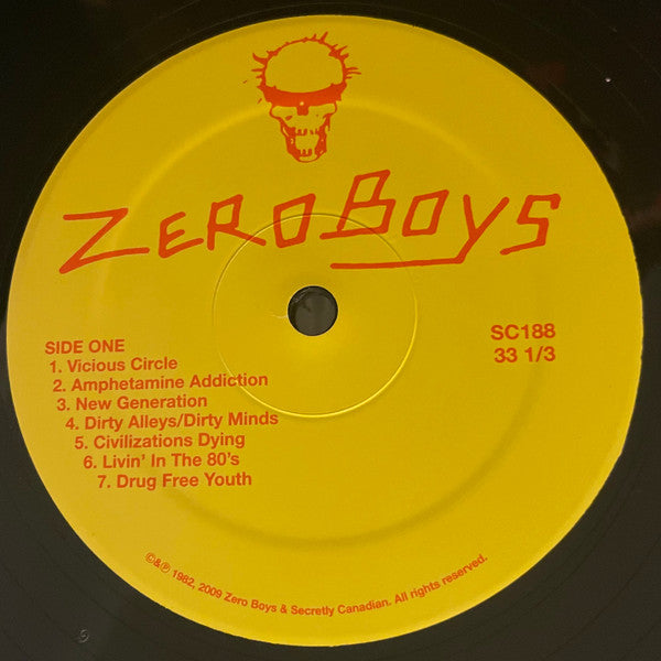 Zero Boys : Vicious Circle (LP, Album, RE, RM)