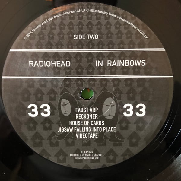 Radiohead : In Rainbows (LP, Album, RP, 180)