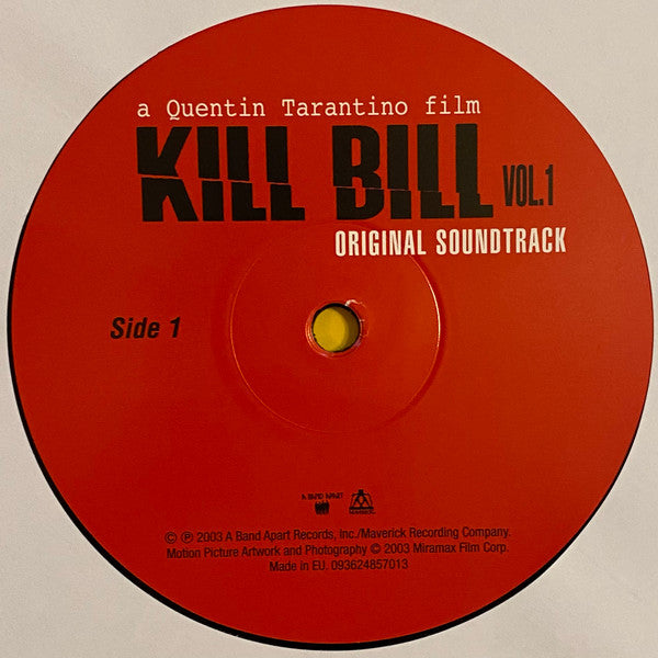 Various : Kill Bill Vol. 1 (Original Soundtrack) (LP, Album, Comp, RE)