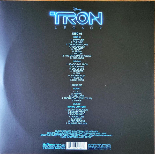 Daft Punk : TRON: Legacy (Vinyl Edition Motion Picture Soundtrack) (2xLP, Album, RE, RP)