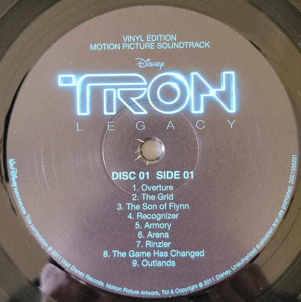 Daft Punk : TRON: Legacy (Vinyl Edition Motion Picture Soundtrack) (2xLP, Album, RE, RP)