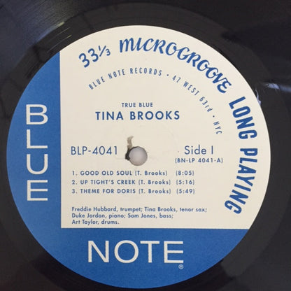 Tina Brooks : True Blue (LP, Album, RE, Sco)