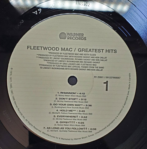 Fleetwood Mac : Greatest Hits (LP, Comp, RE, GZ )