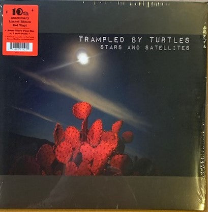 Trampled By Turtles : Stars And Satellites (LP, Album, Ltd, RE, Red + Flexi, 7", Yel)