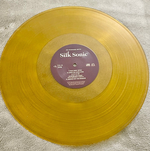 Silk Sonic - An Evening With Silk Sonic (LP, Album, Yel)