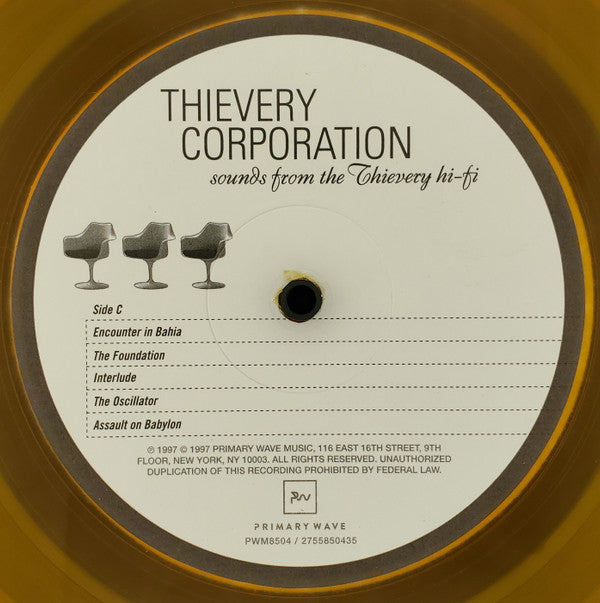 Thievery Corporation : Sounds From The Thievery Hi-Fi (2xLP, Album, RSD, Ltd, RE, Ora)