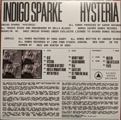 Indigo Sparke : Hysteria (LP, Tra + 7", Cle + Album)