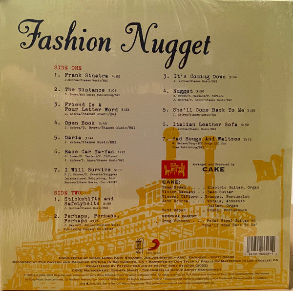 Cake Fashion factory Nugget LP Vinyl Record Album