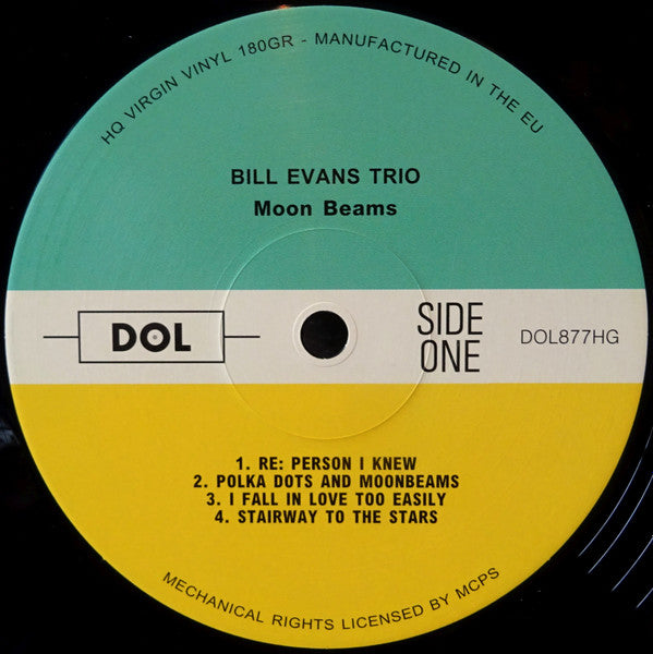 The Bill Evans Trio : Moon Beams (LP, Album, RE, 180)