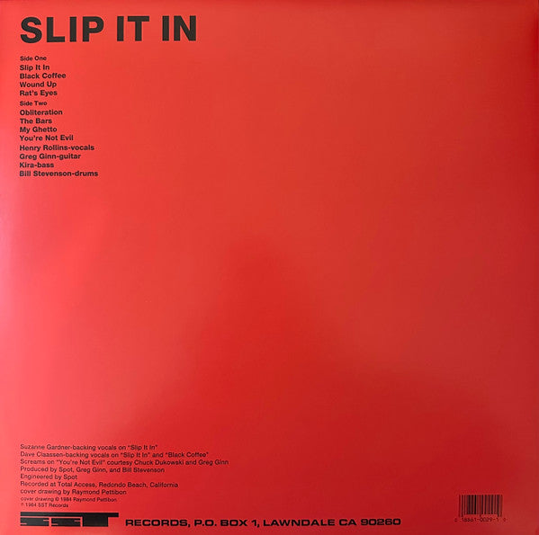 Black Flag : Slip It In (LP, Album, RE)