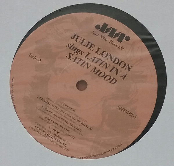 Julie London : Julie London Sings Latin In  A Satin Mood (LP, Album, RE, (18)